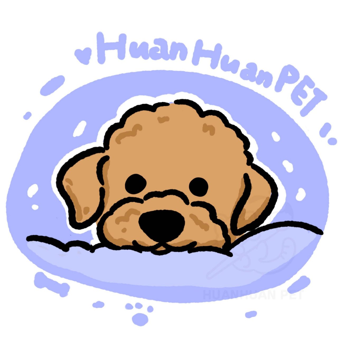 来一波q版狗狗涂鸦简笔画手绘头像合集 狗狗排排坐 	 #宠物头像##q版