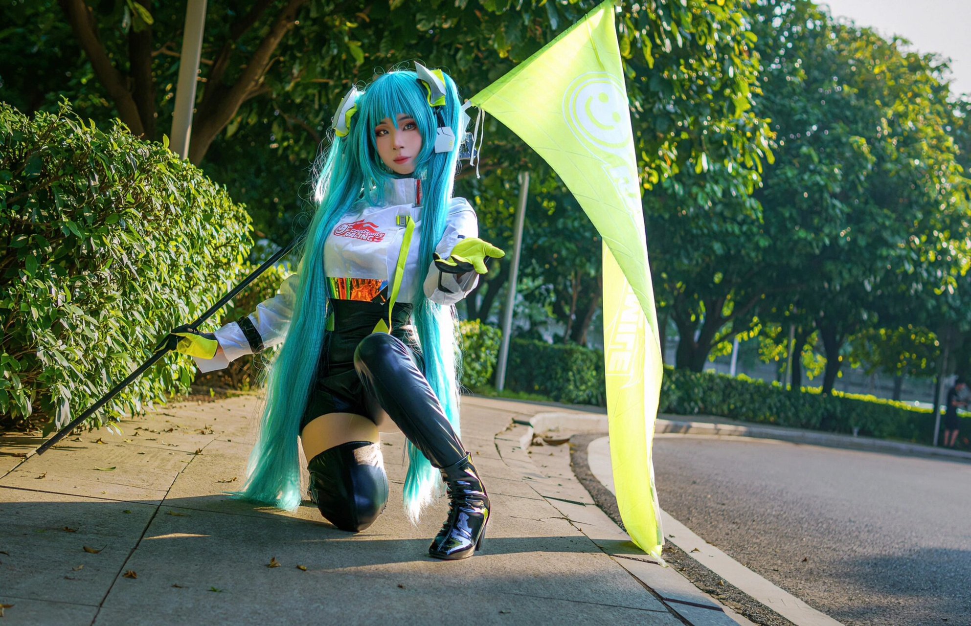 2022赛车初音miku cos cicf d2场照存档 摄影师是梅洛