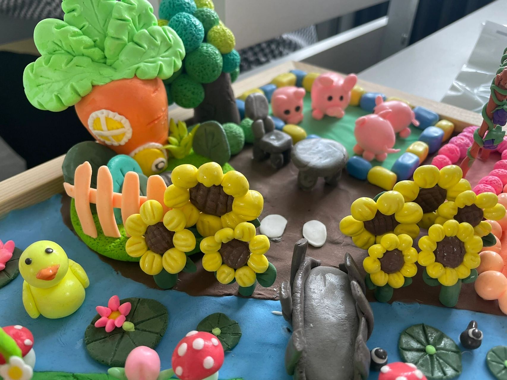 超轻粘土作品 《我的农场》