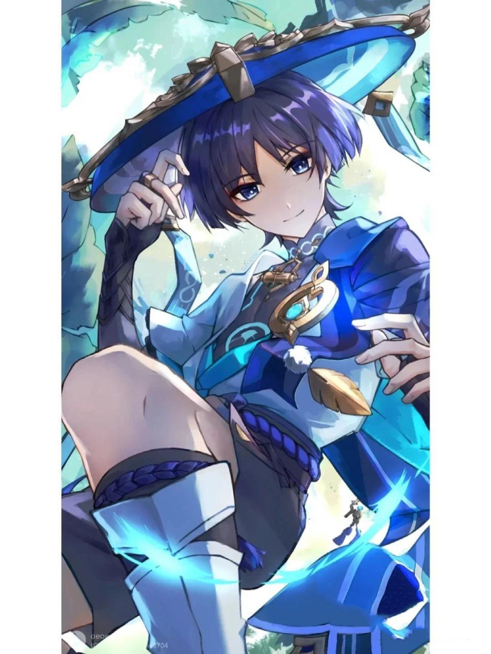 原神帅气散兵壁纸 我是散兵的狗