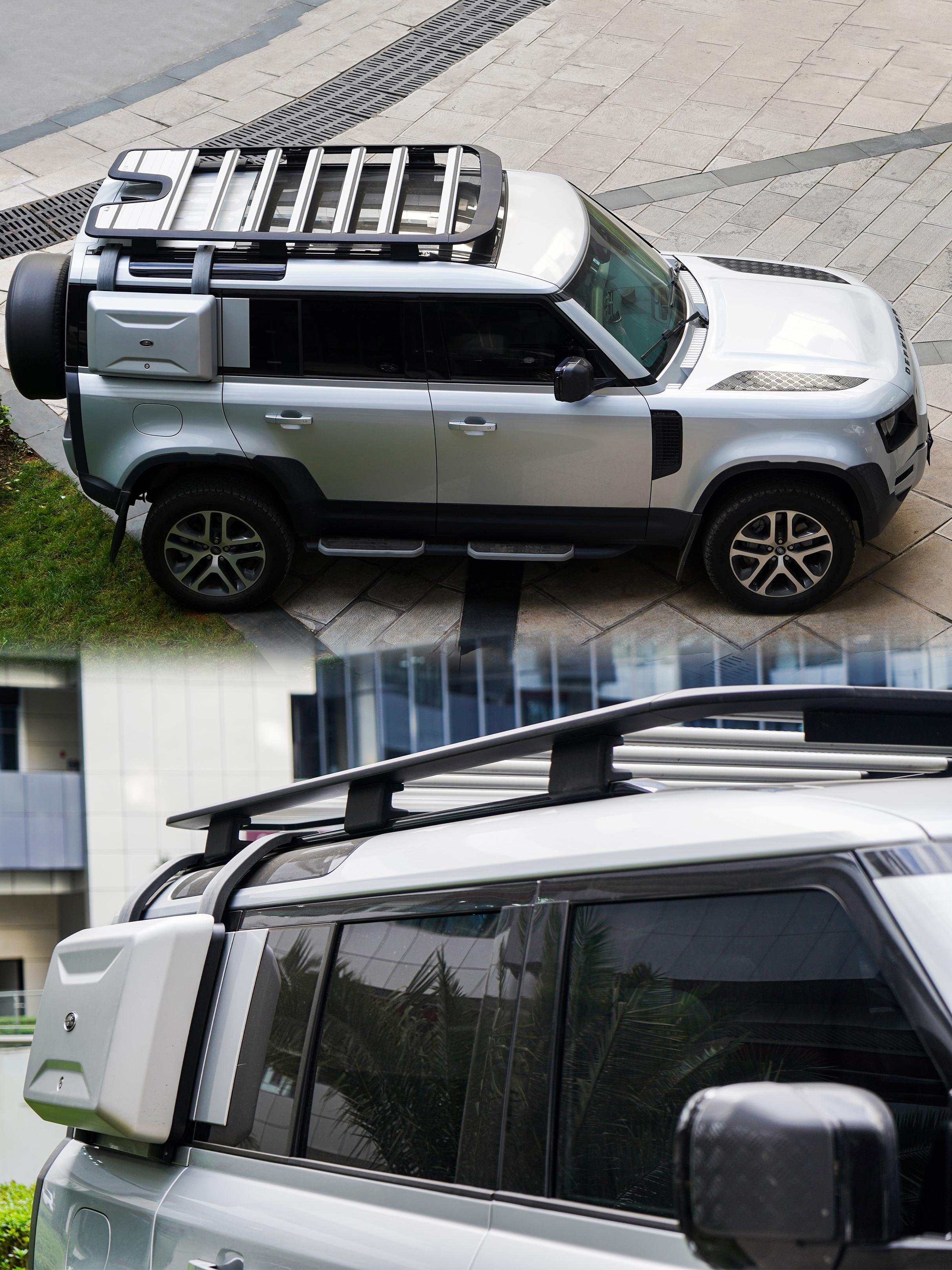 路虎卫士改装巴哈平台车顶行李架