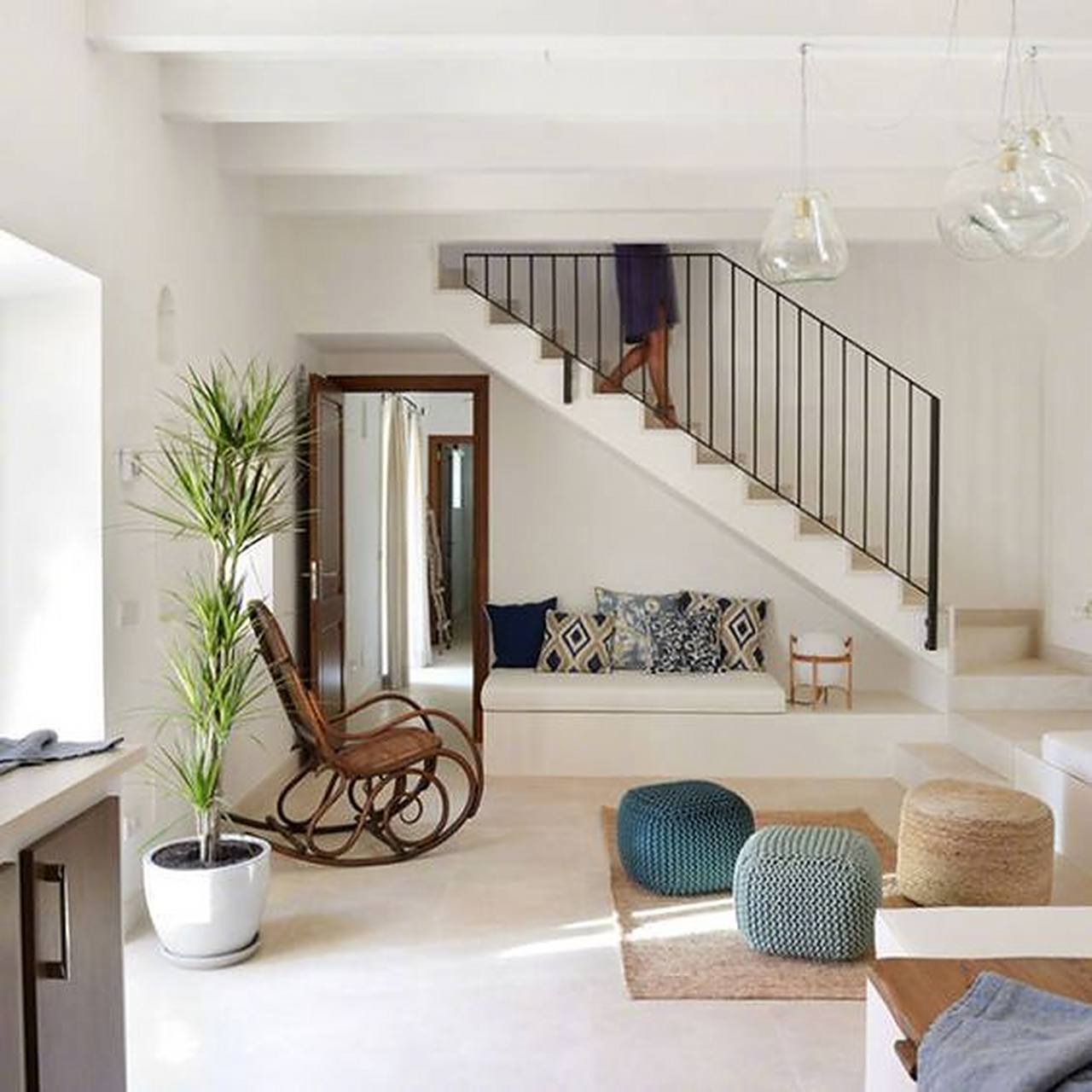 楼梯下方空间的运用 .  #造屋梦想##我有一个家要设计