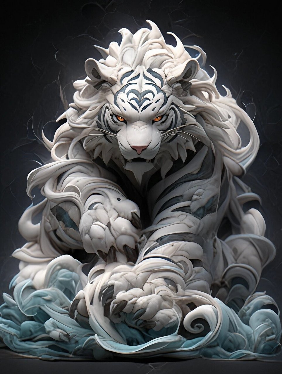 《白虎》中国神兽,附小时候照片(2/4) 很久很久以