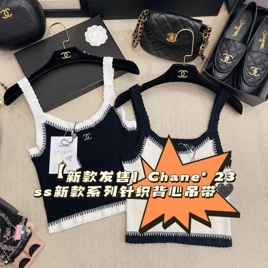 新款发售chanel23ss新款系列针织背心吊带 【新款发售】chane* 23ss