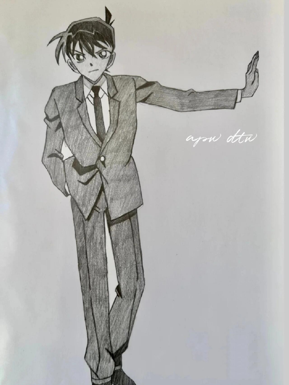 工藤新一简笔画