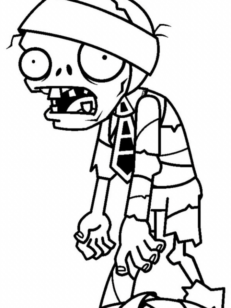 创意美术/植物大战僵尸/简笔画/素材 植物大战僵尸简笔素材