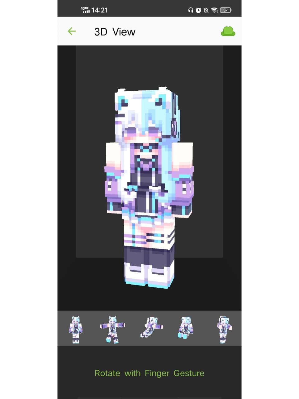 【mc皮肤】偶像歌姬95 超酷的打歌服!