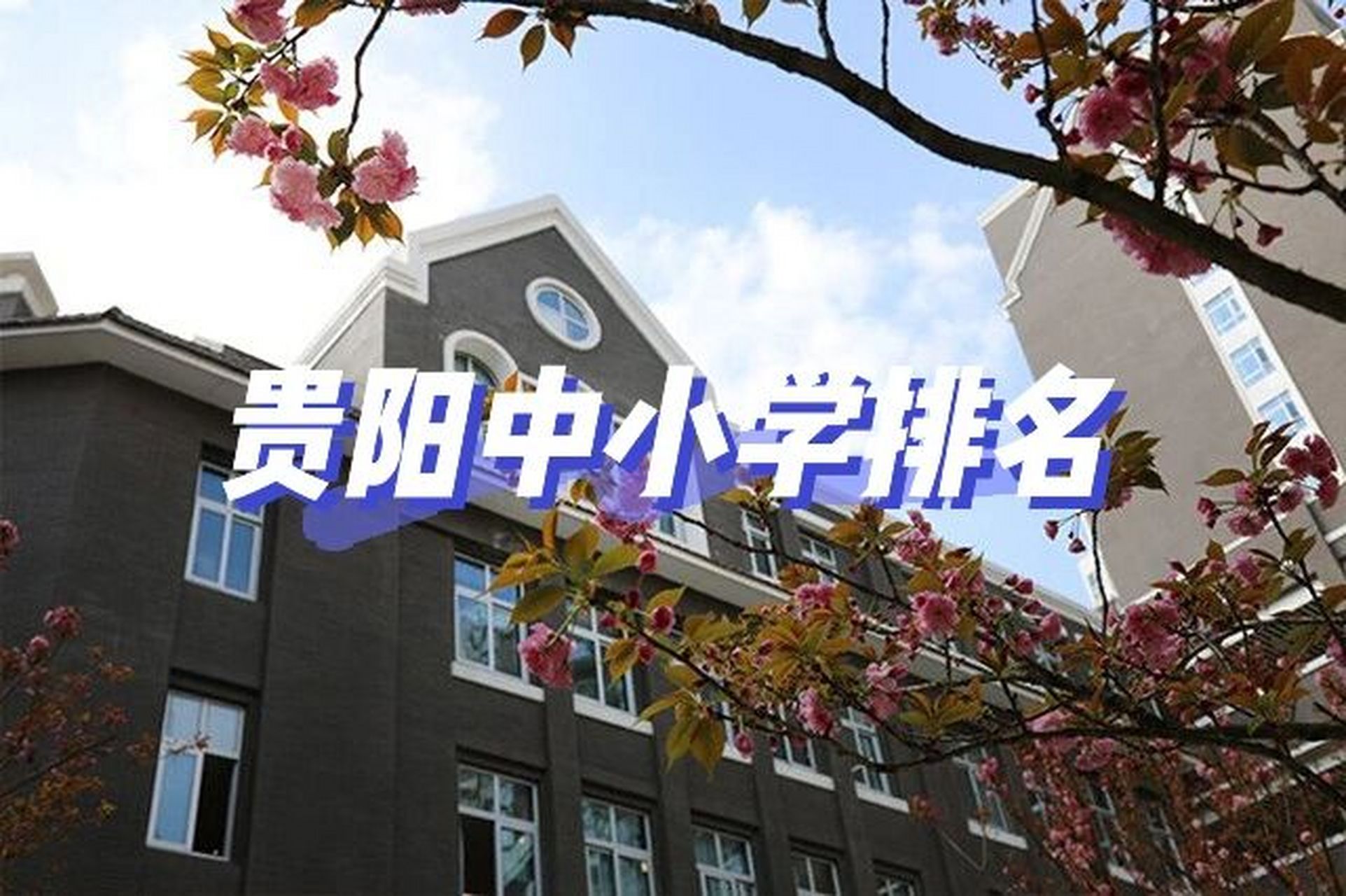 贵阳学校哪家强?