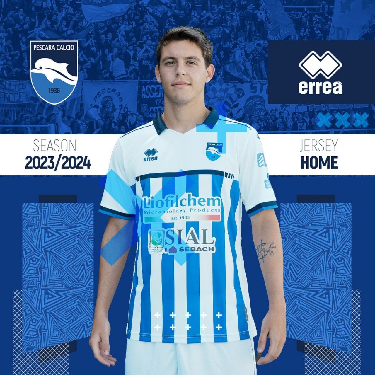 佩斯卡拉发布2023-24赛季主客场球衣 #足球#0202#小红书竞技场