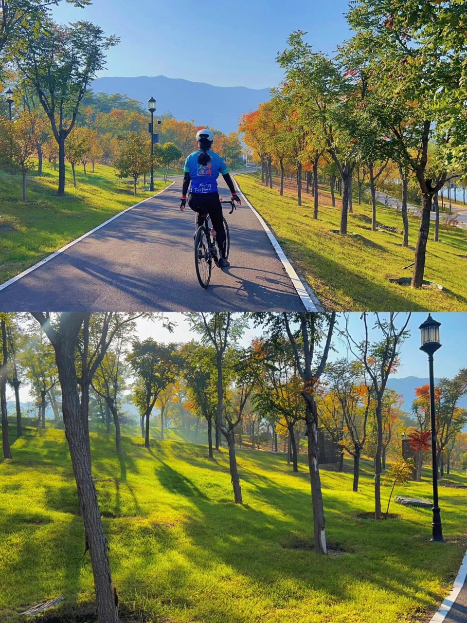 秋日骑行路线|太原汾河四期 94 如果你想知道什么是四季分明 二十四