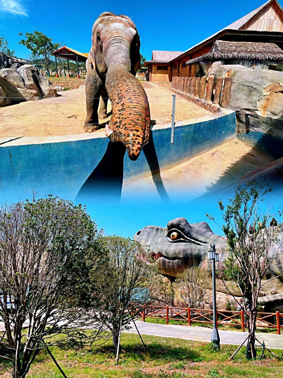 上周去探了徐州九顶山野生动物园,目前还没完工,据说9月28日正式开