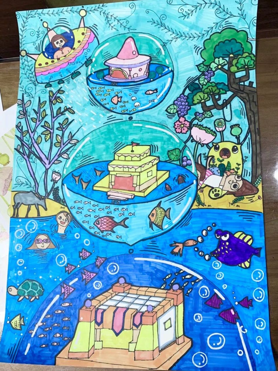 科幻画——未来住宅