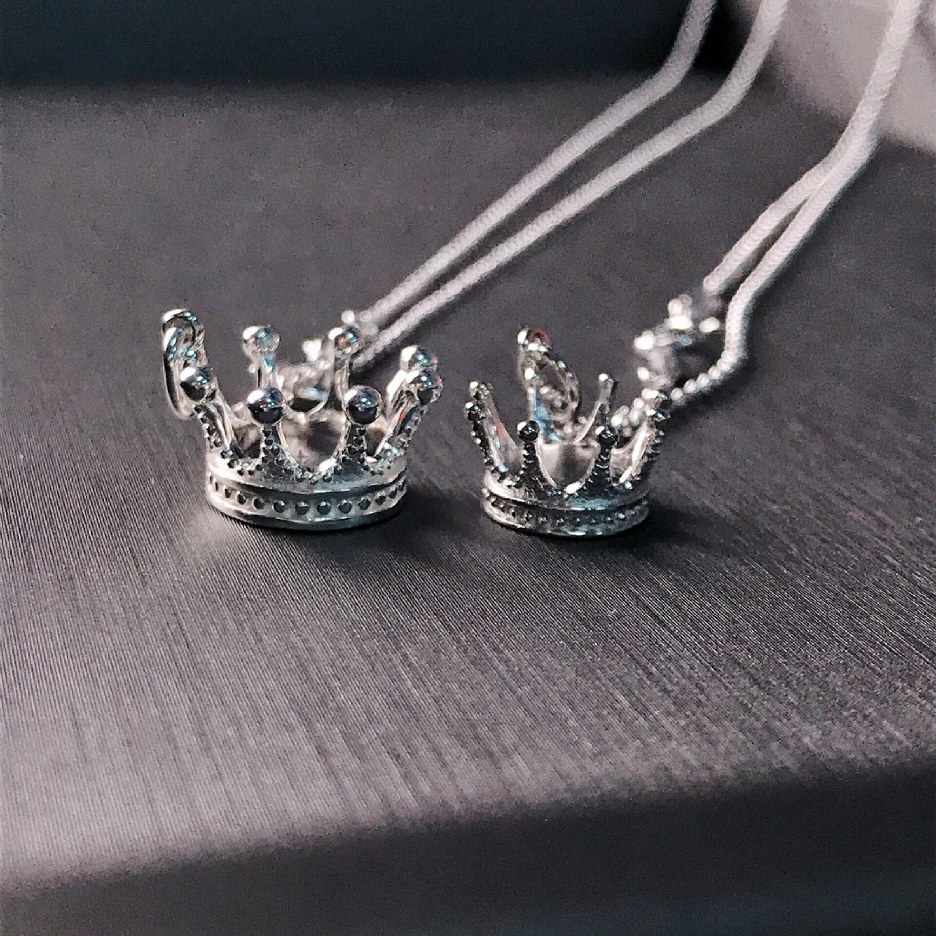 优雅又华丽蒂芙尼tiffany皇冠项链