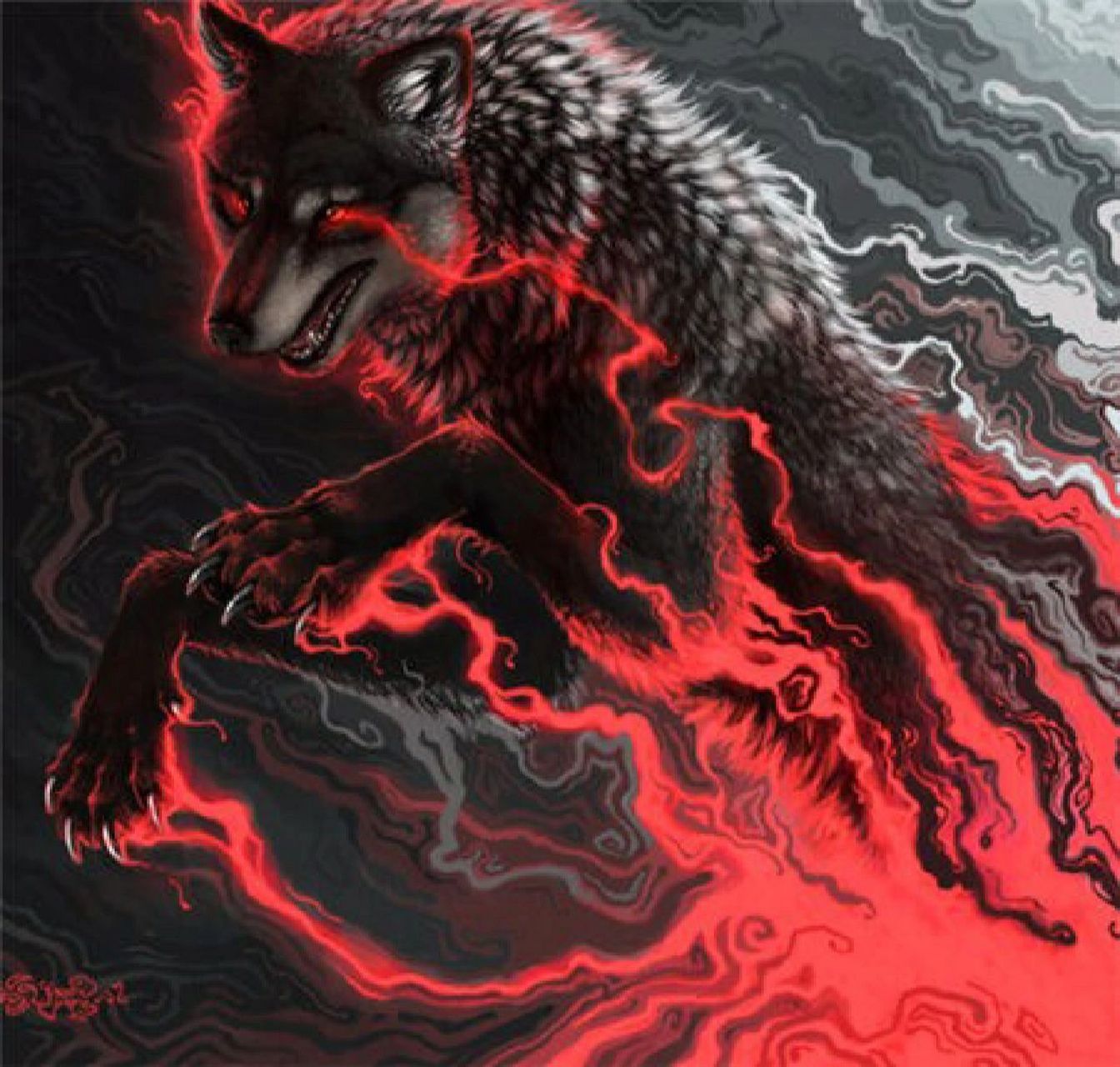 狼霸气图片 下次还想让我搞什么动物