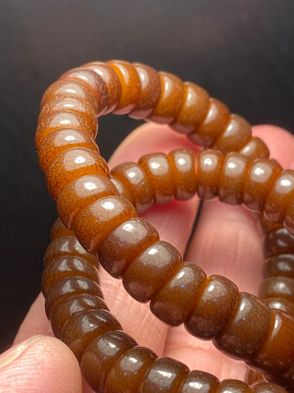 菩提根 老菩提根满开片 菩提根 满开片 108足数 孔道有些大.