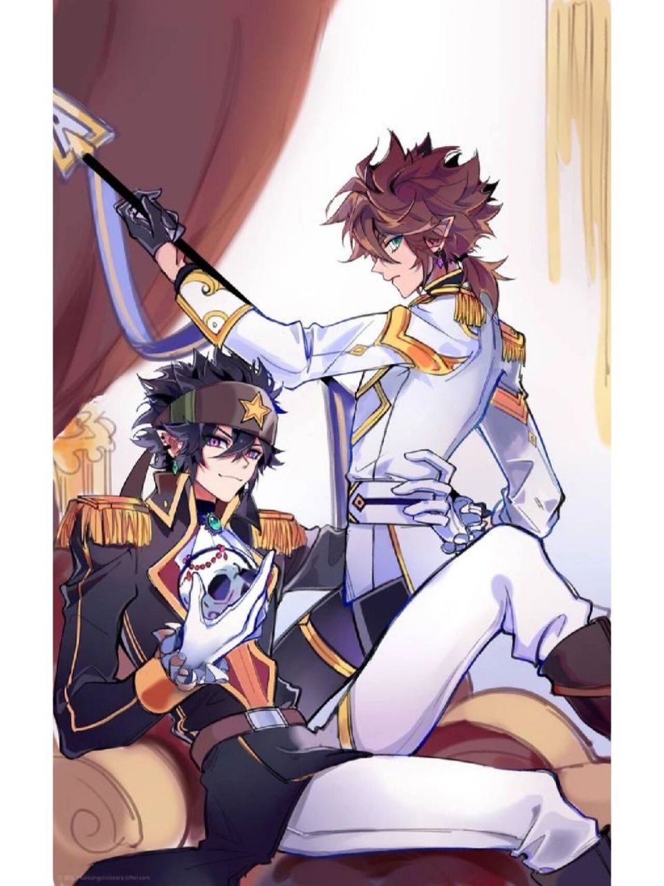 皇子雷×骑士安 染:咱也不知道,咱也不想说,流量威胁咱写文～(暂退)