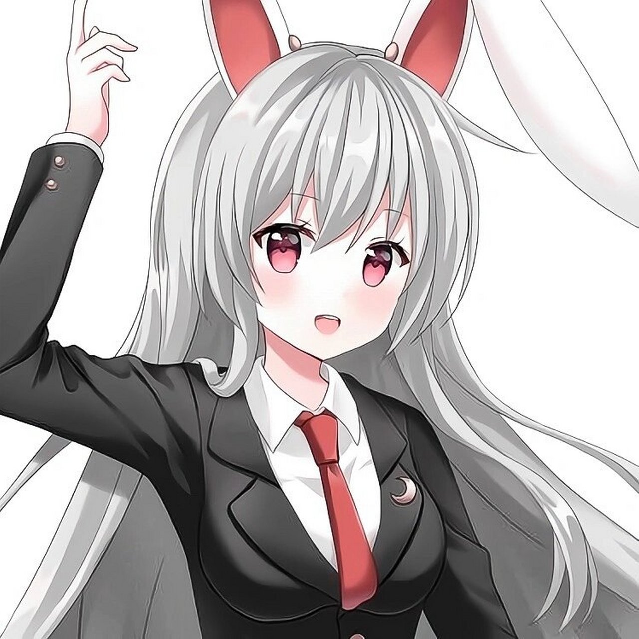 一些超级可爱的白底动漫头像15 有了喜爱的东西 才会一直追逐