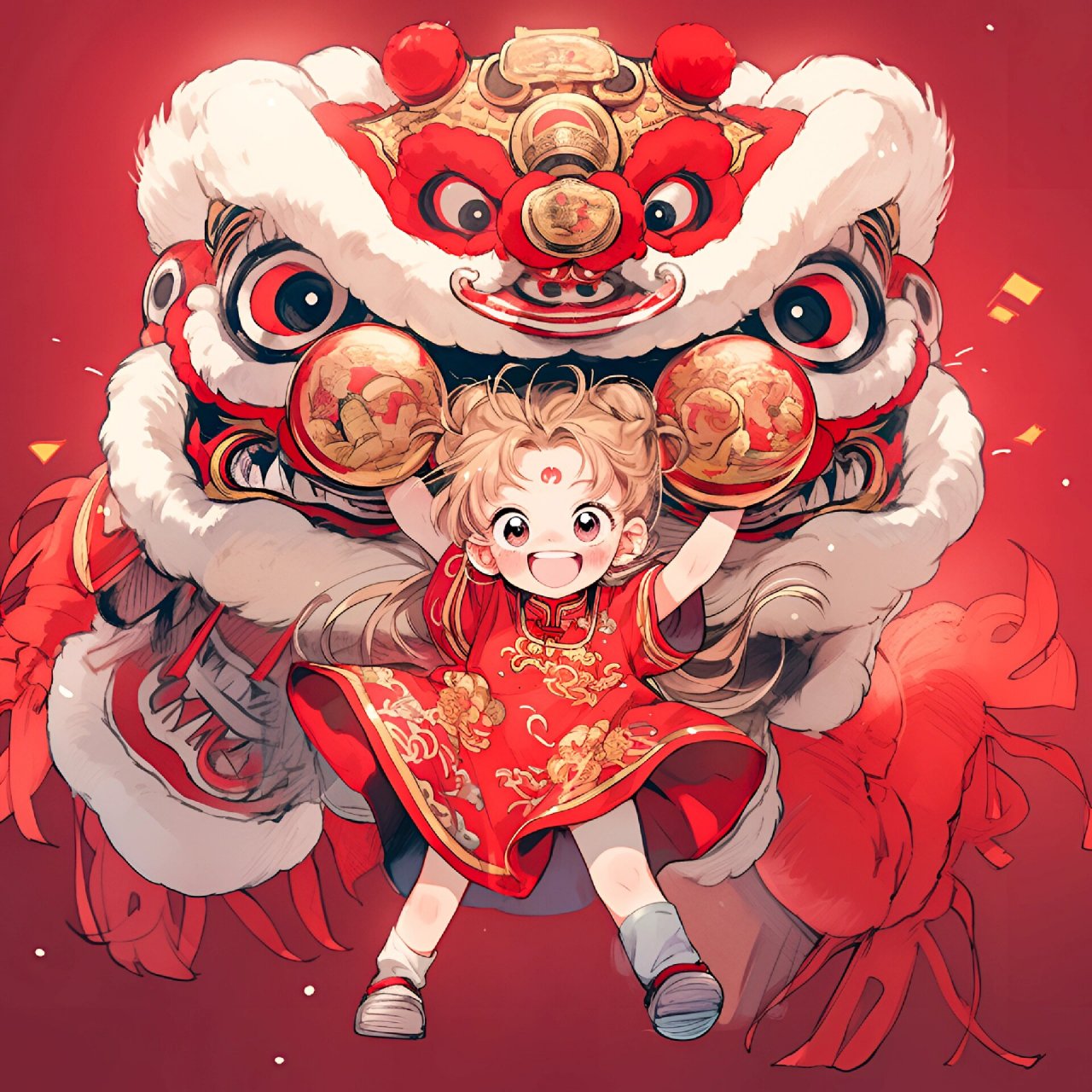 美少女 | 2024新年头像 龙年 #小众头像# #二次元头像# #少女头像