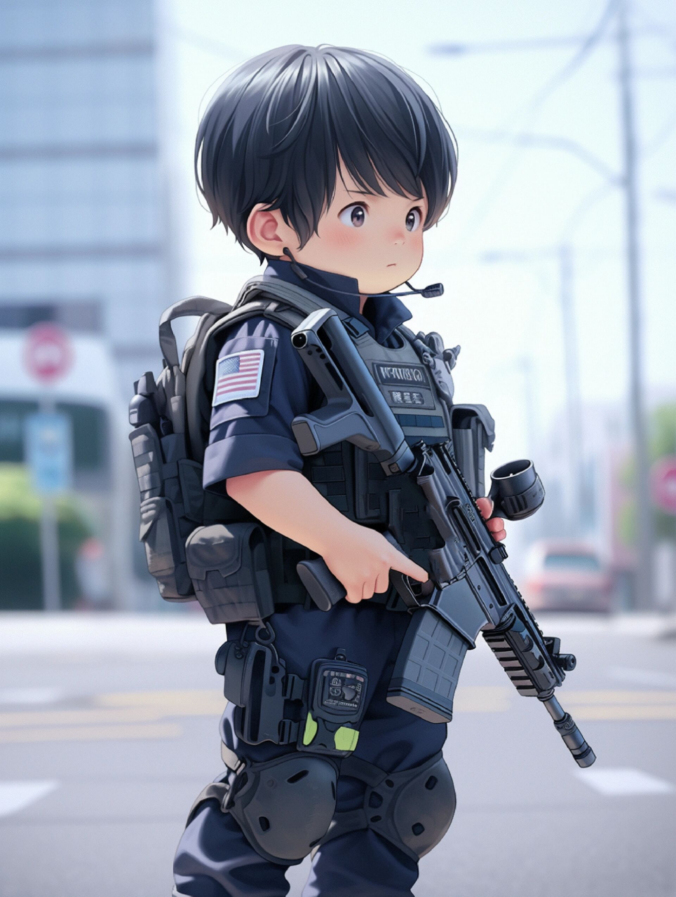 特警系列头像|帅萌特警出任务啦