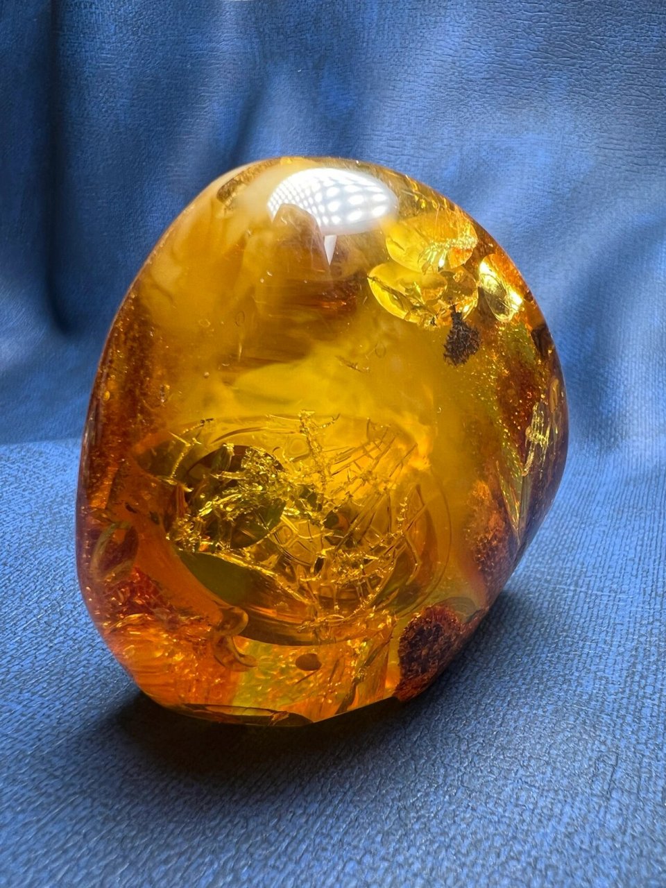 天然的神奇 美美哒绿花珀