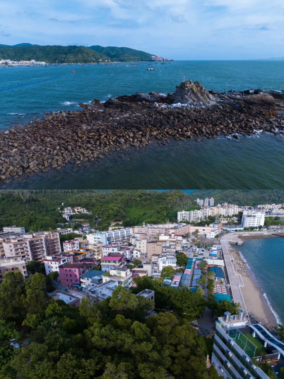 98深圳|海如其名的蓝宝石沙滩 在南澳镇度假,被大鹏半岛上那么多个