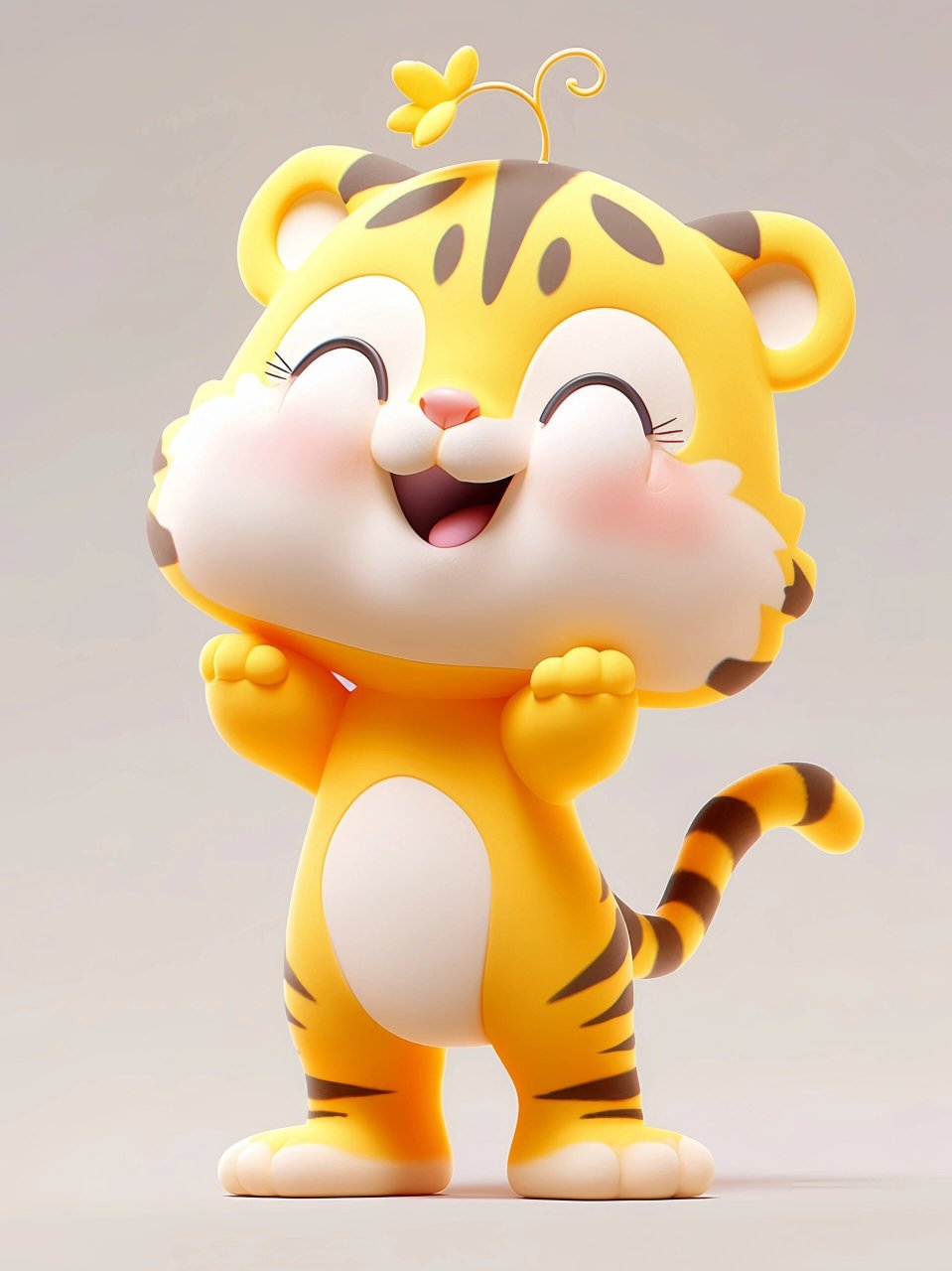 头像# #卡通# #卡通头像# #可爱# #老虎# #小老虎# #生肖# #手办