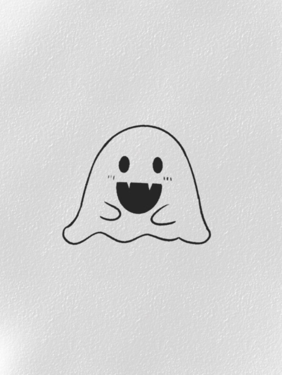简笔画 | 万圣节素材| 假如幽灵有表情… #procreate绘画# #可爱简笔
