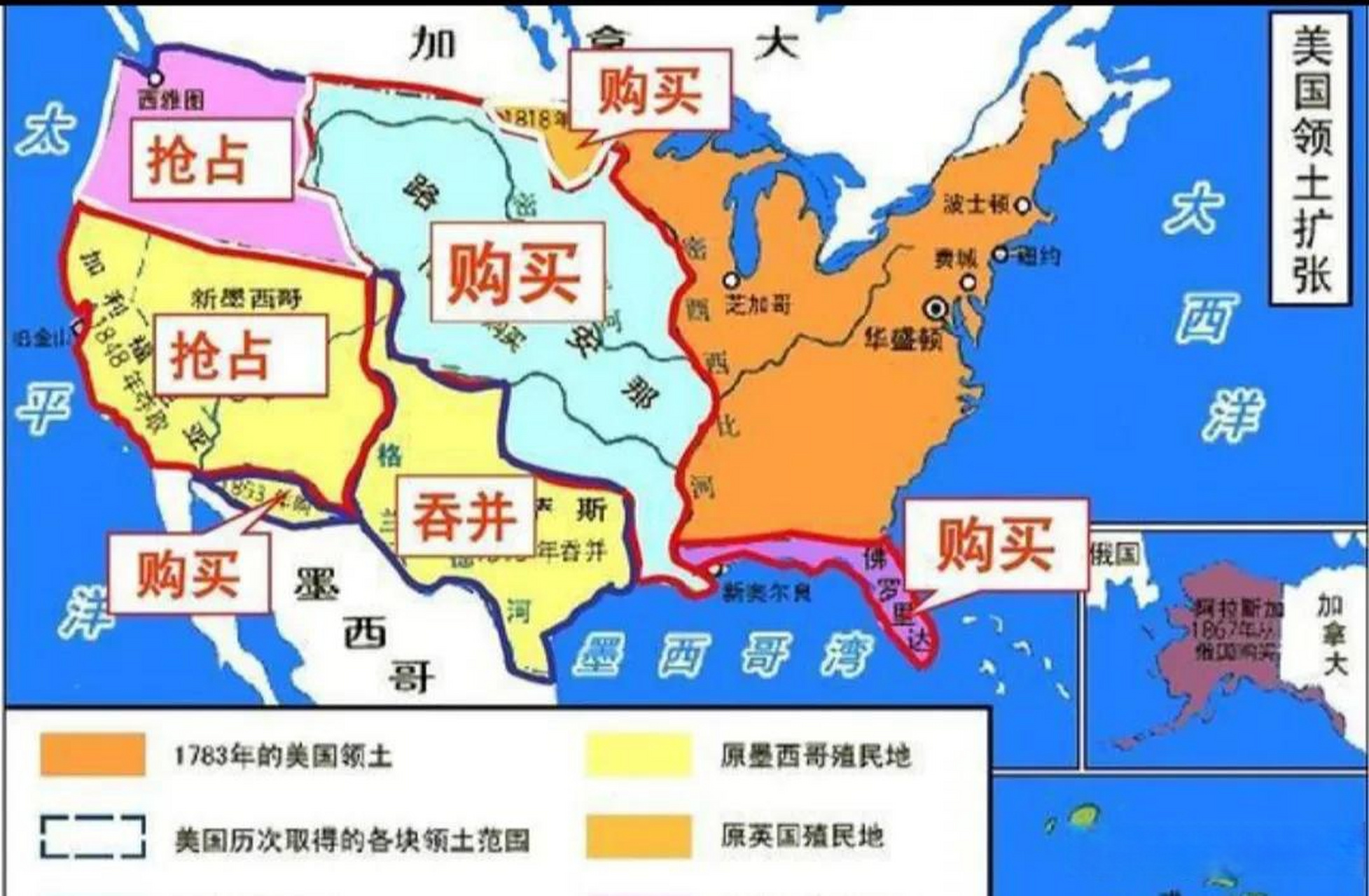 今天看美墨战争,第一感觉就是双方的实力差距太大了.