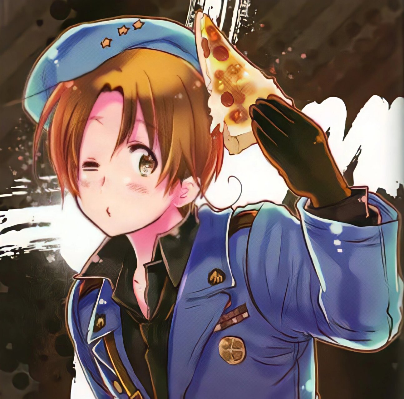 黑塔利亚的一些图 ai修复高清版