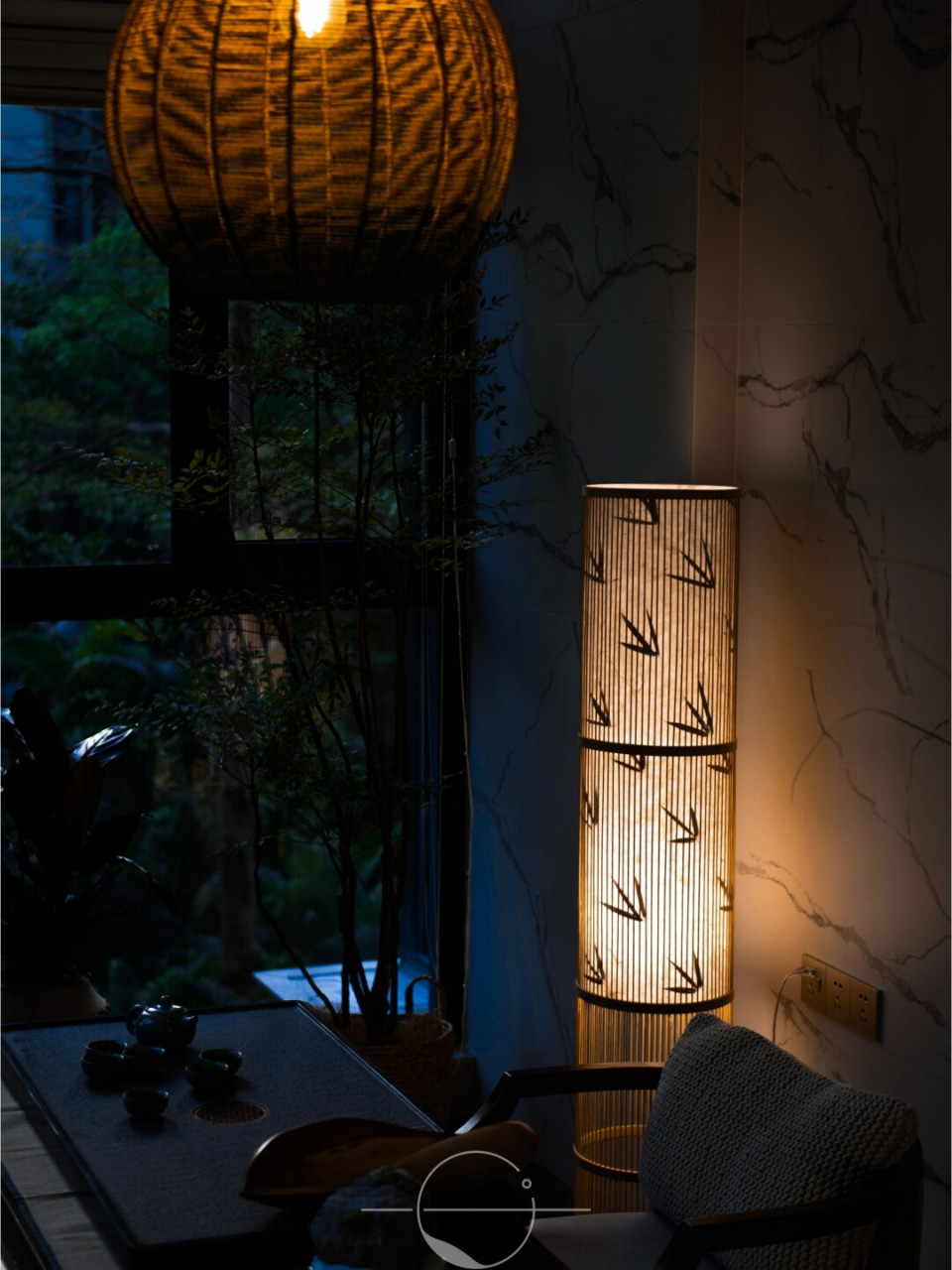 业主被朋友赞爆了的阳台茶室 继续深圳香山里的新中式局部分享 97