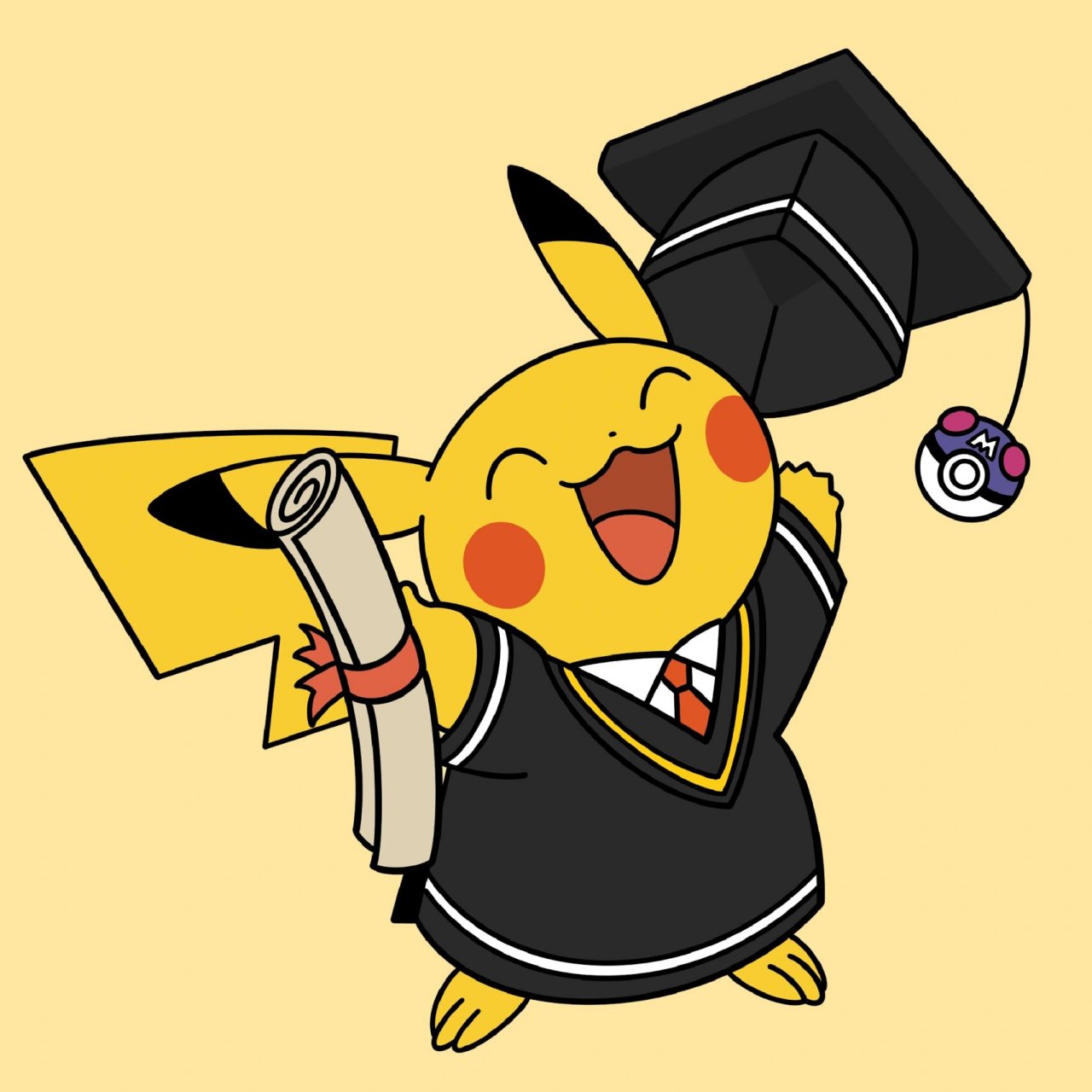 宝可梦头像壁纸|第一弹 是毕业季穿学士服的皮卡丘哦!🎓