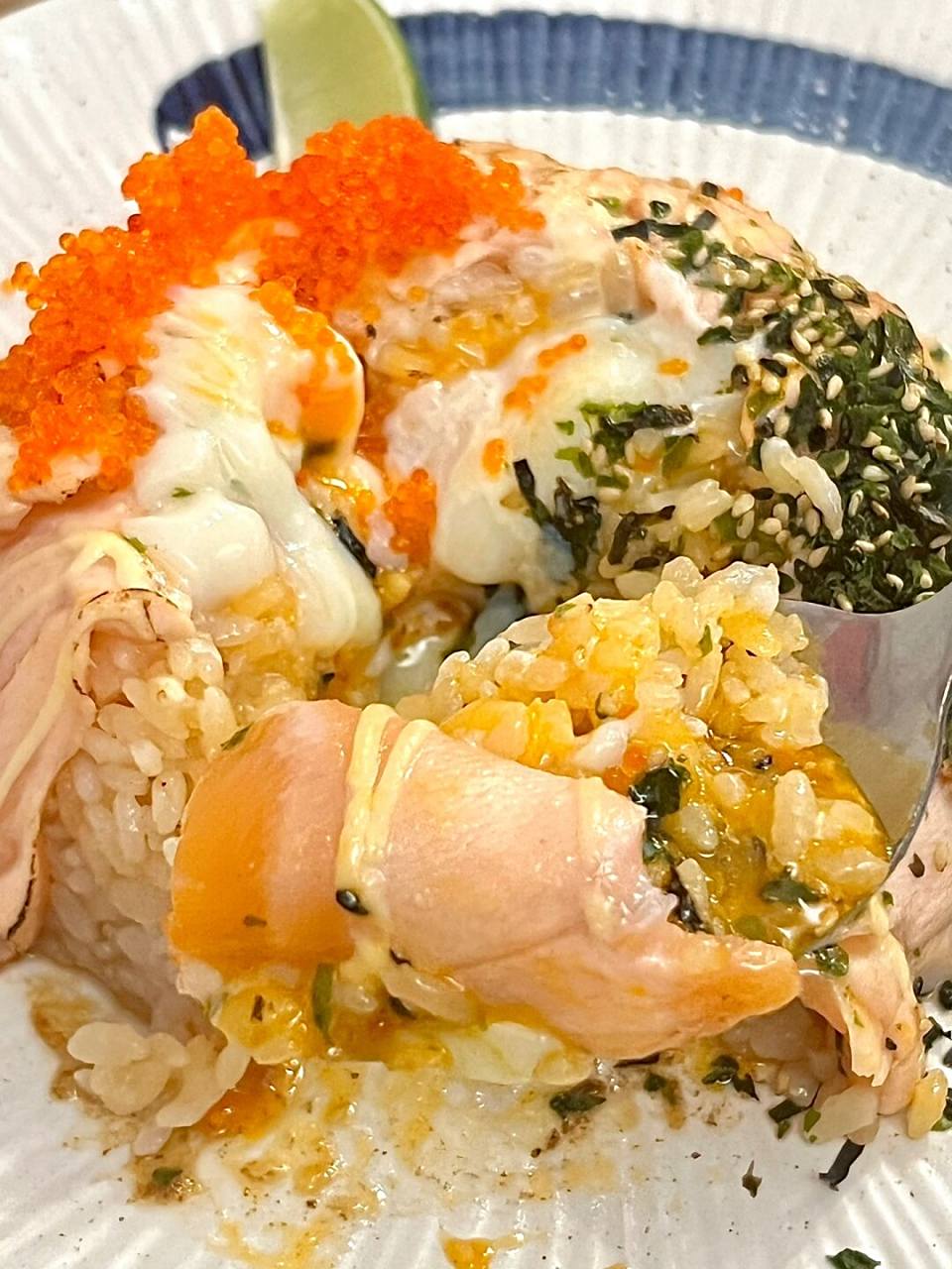 二刷这个熔岩火炙三文鱼饭啦!