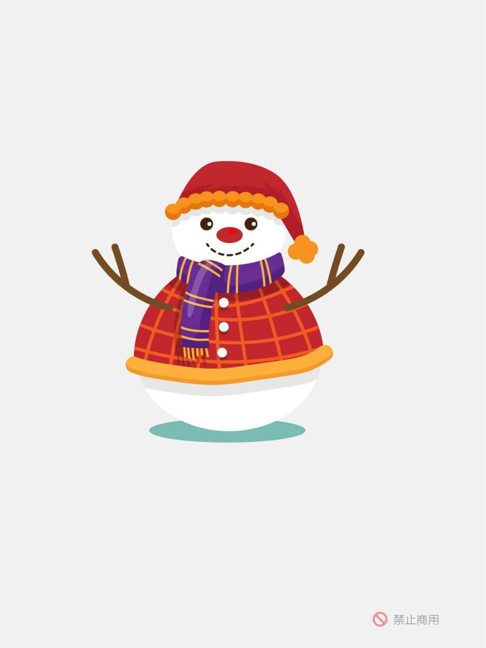 可爱卡通雪人78157015～雪人高清手绘图素材 可爱雪人 卡通