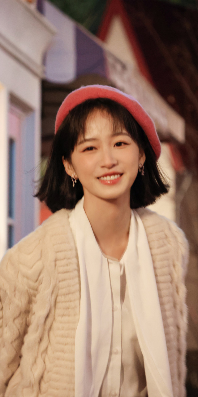 杨肸子冬日甜美写真壁纸