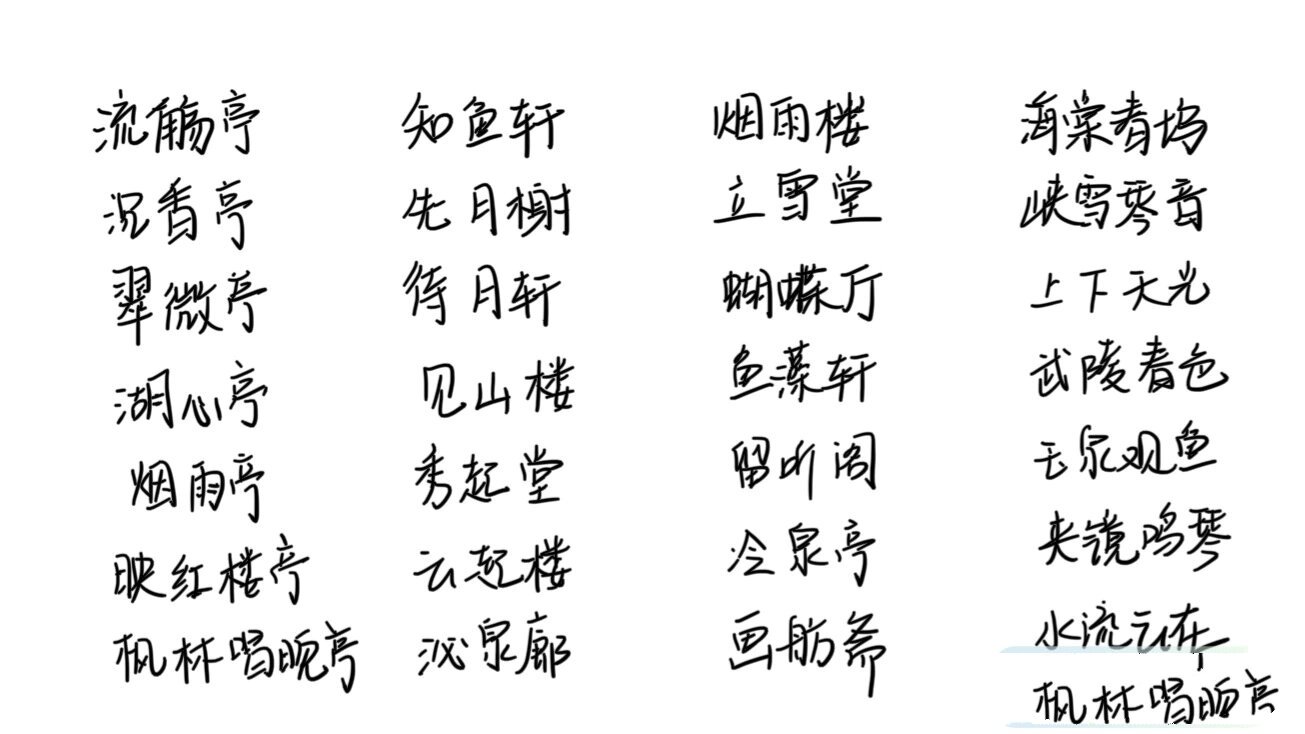 景观快题 图例名字|节点名字 别再起俗气的名字啦进来收藏