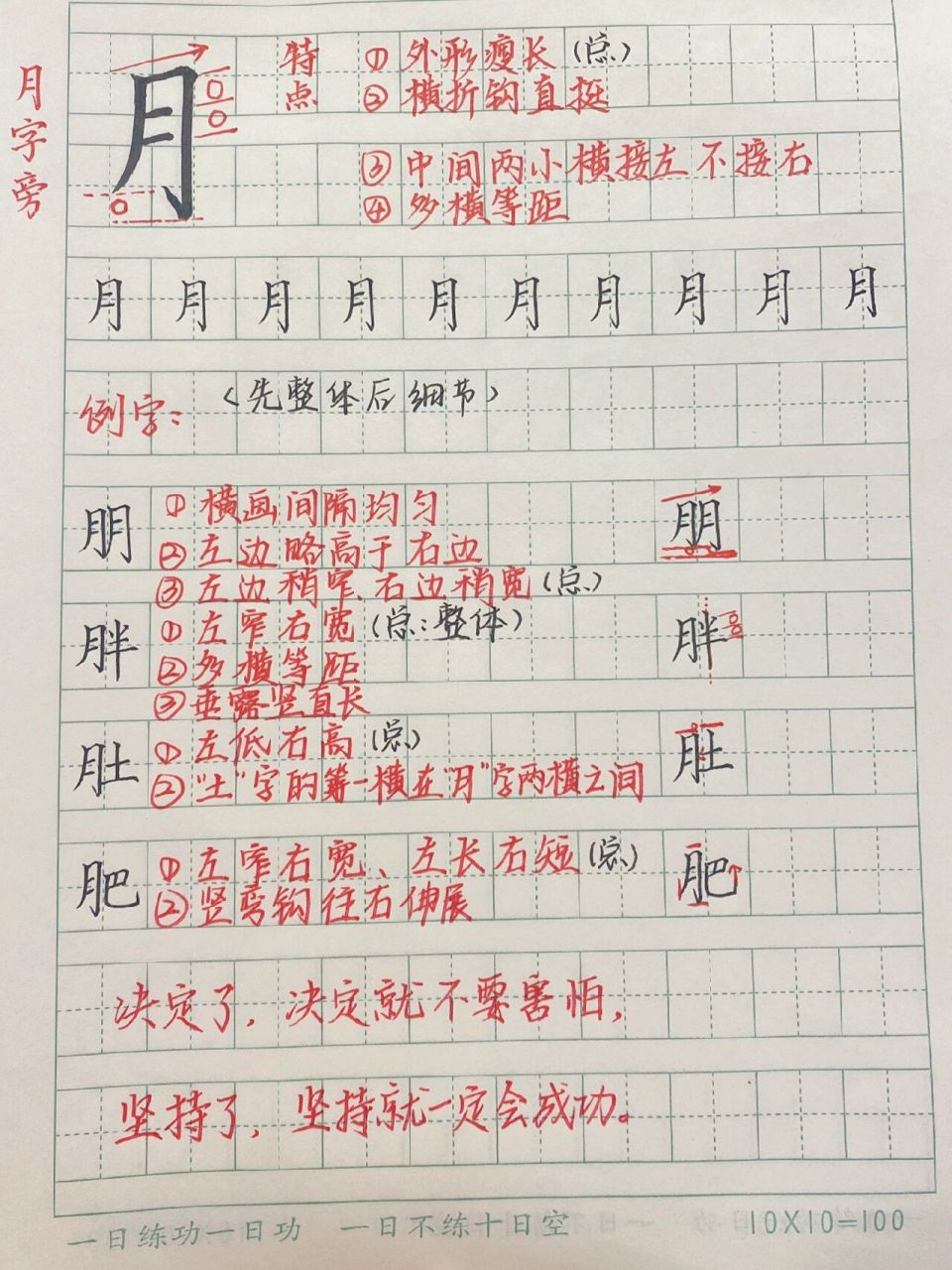 肉月旁的字图片