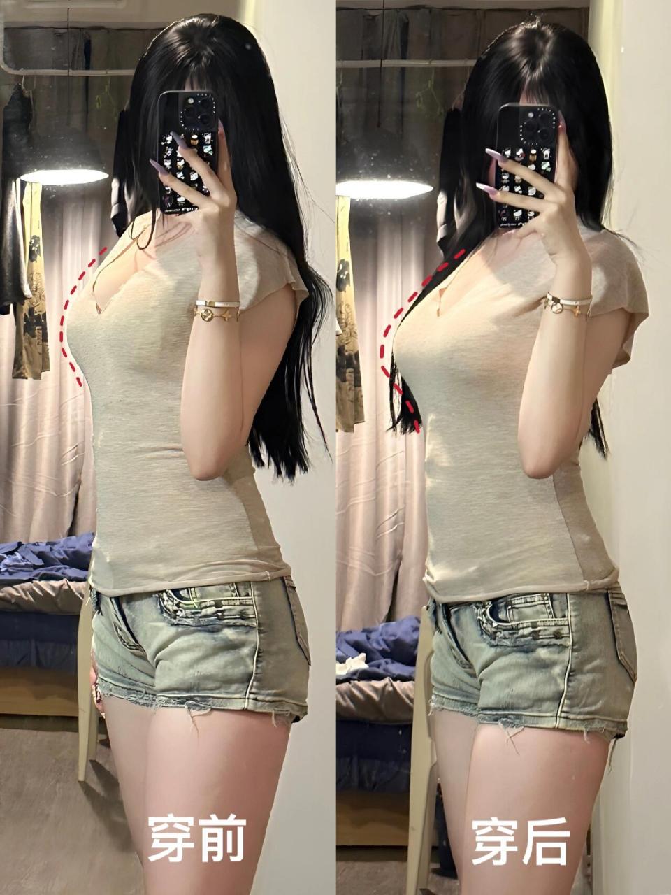 好胸93型都是穿出来的～ 有没有和我一样外扩比较严重而且很下垂的