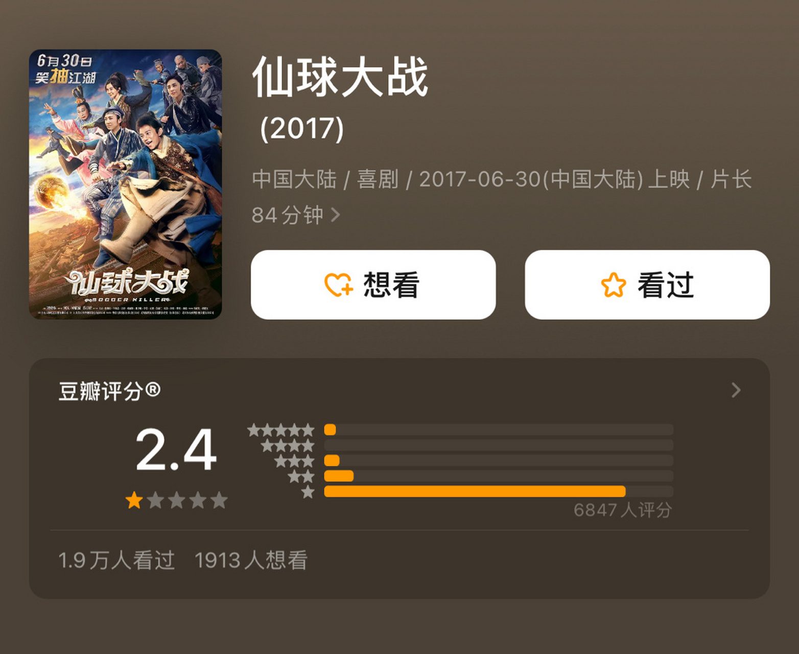 明星最多但评分最低的电影#恐怕是这部《仙球大战》,何炅快乐家族加