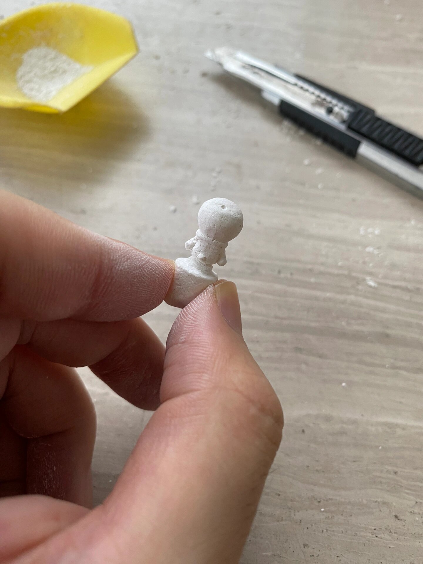 学生时代你雕过粉笔头吗? 居家隔离的手工作业