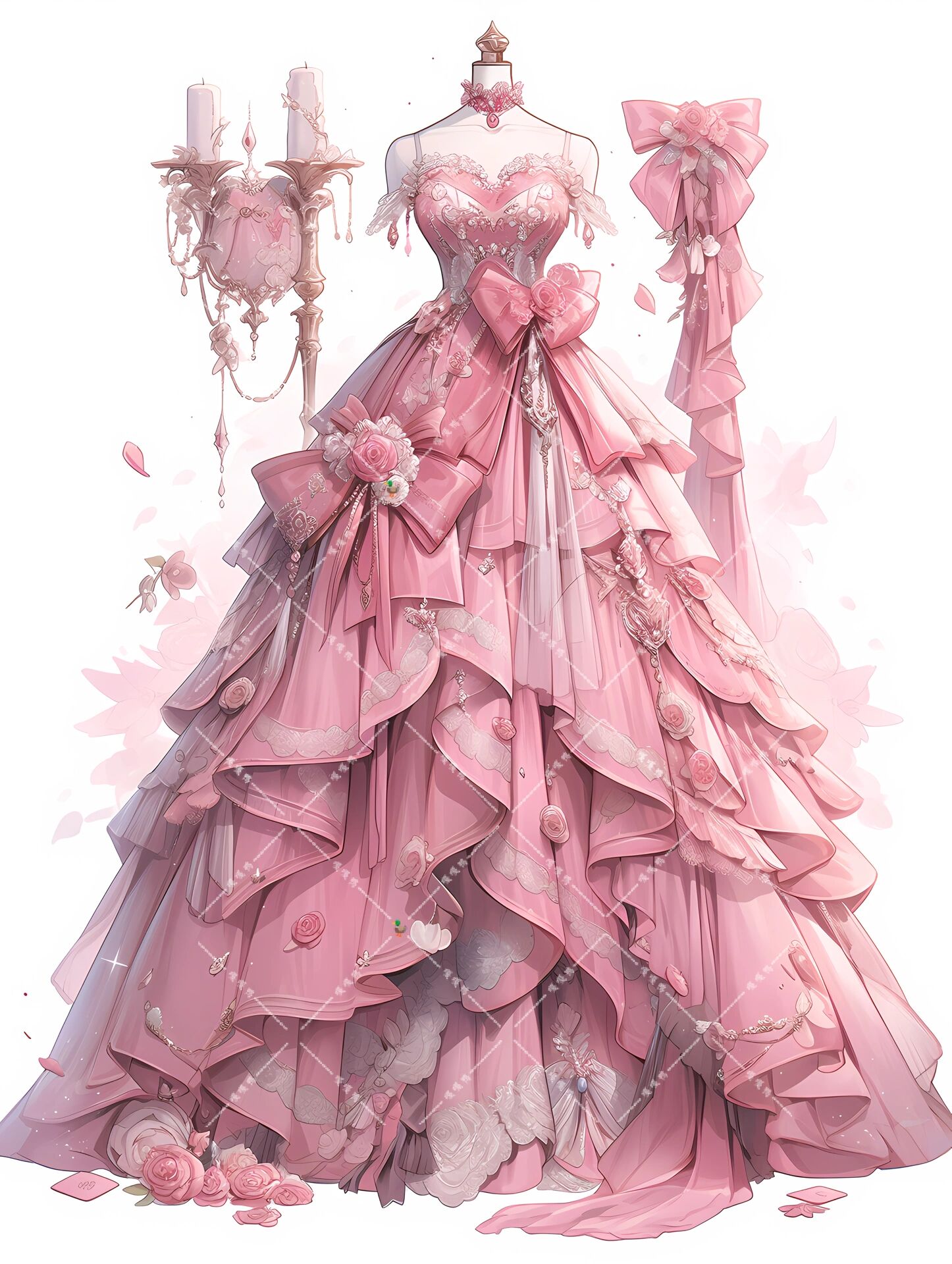 oc|服饰 素材|公主裙