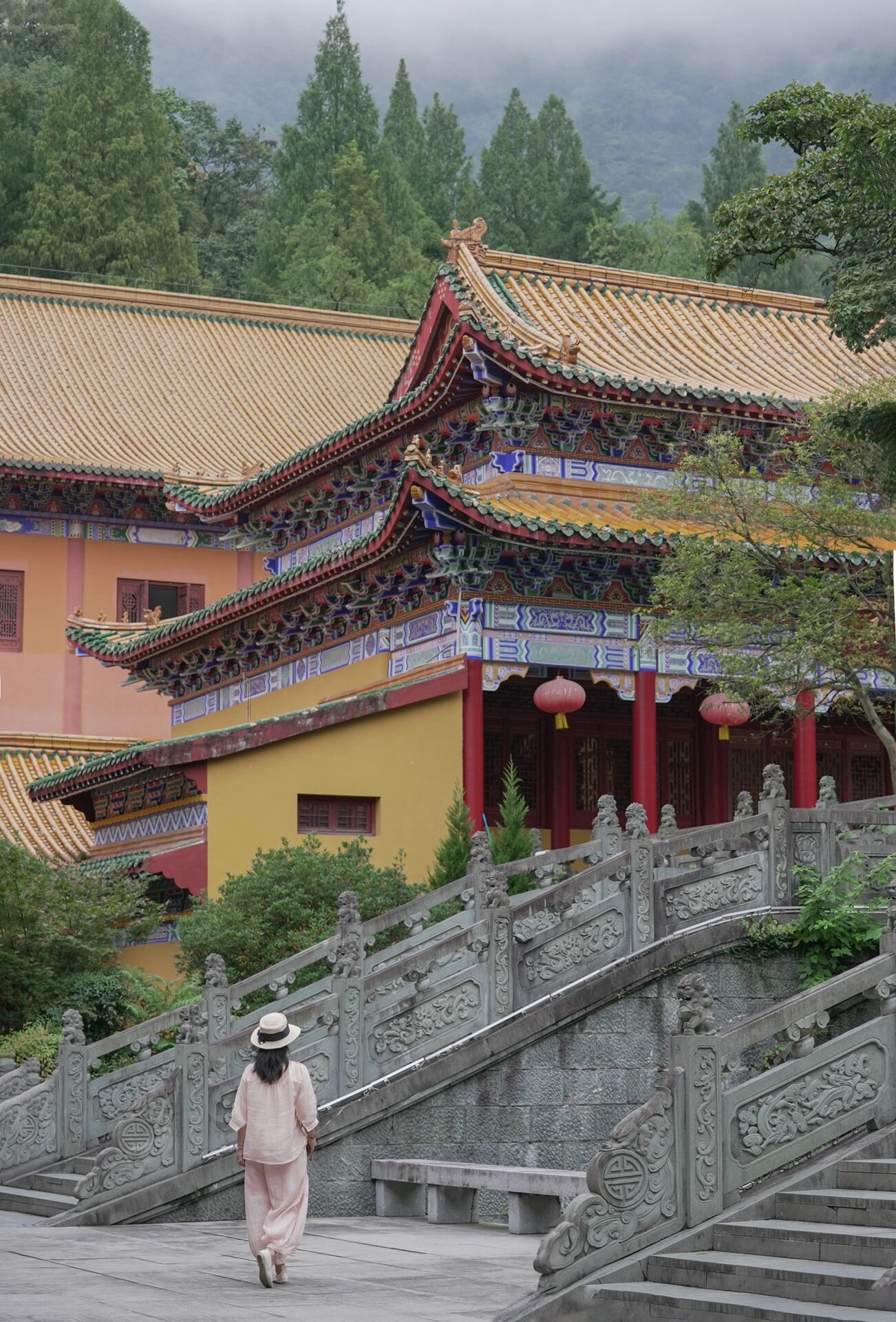 临安天目山小众绝美寺庙/禅源寺/杭州小故