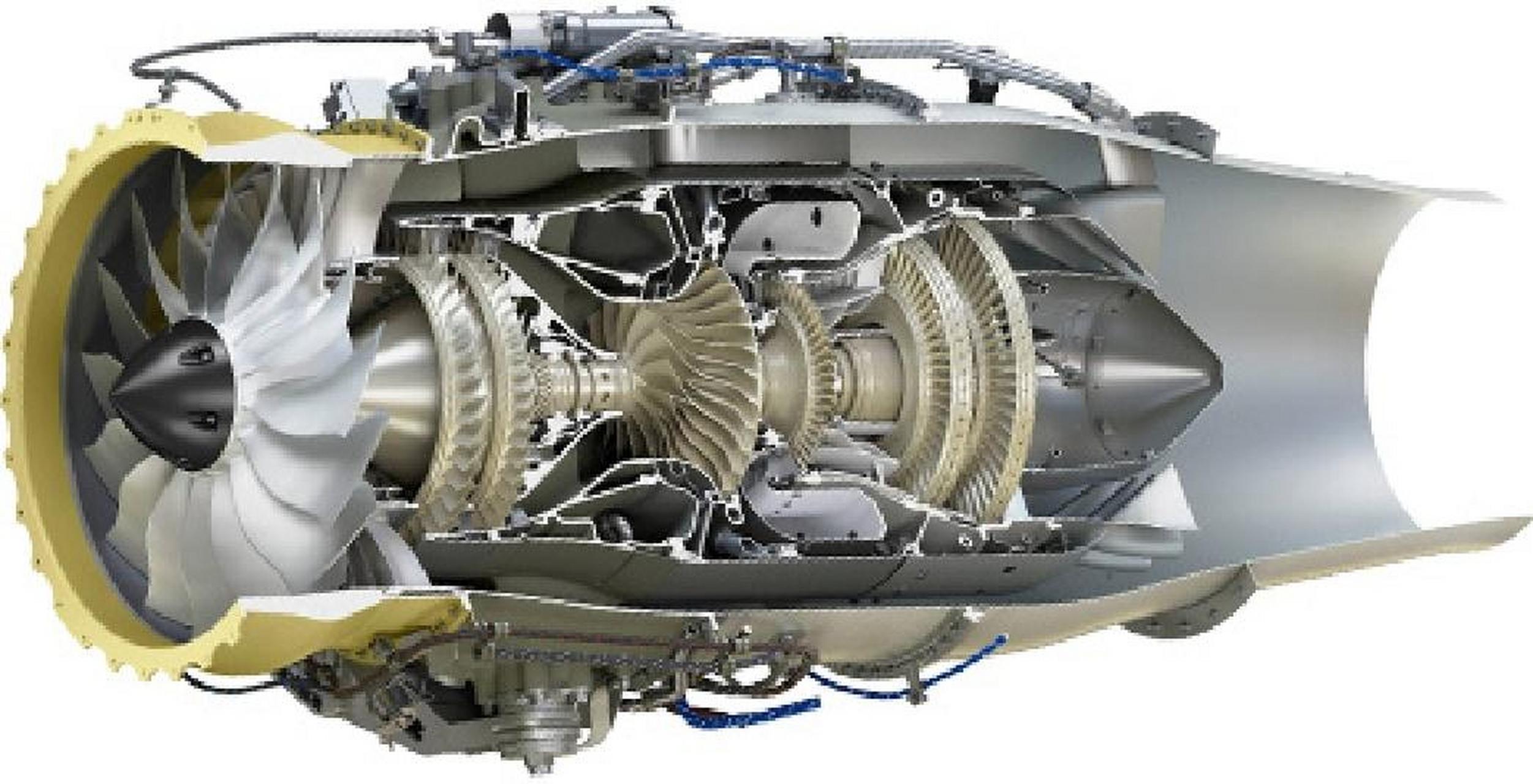通用电气本田hf120航空涡扇发动机.