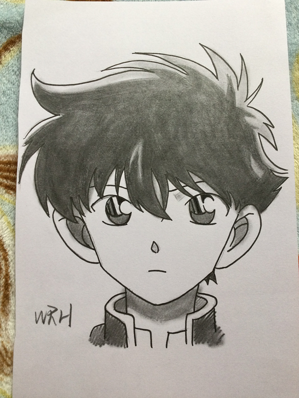 帅气的黑羽快斗 真的很好看,没扮演怪盗基德前真的很文雅 这发型帅到