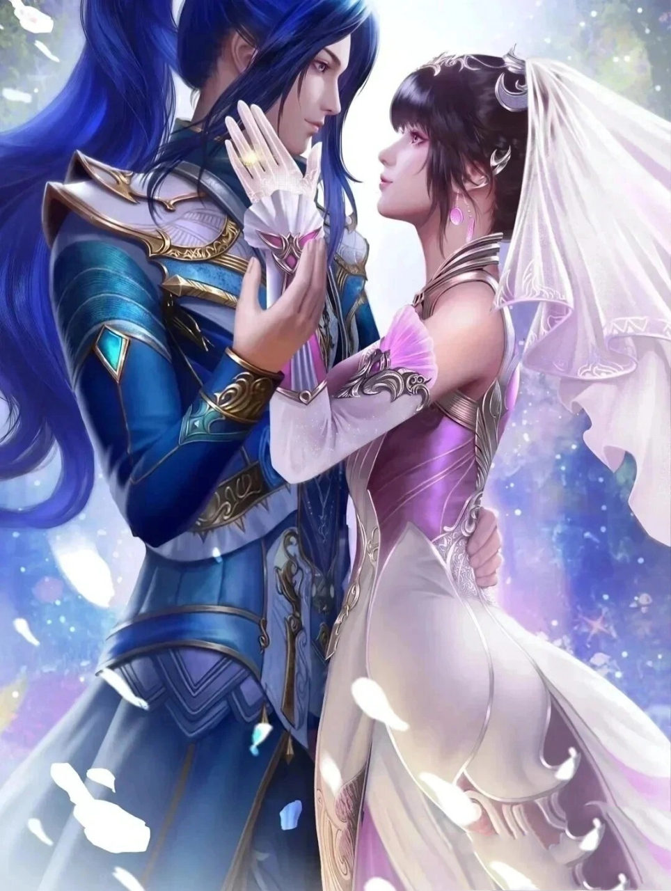 唐三小舞的照片 帅气~唐三 美丽~小舞