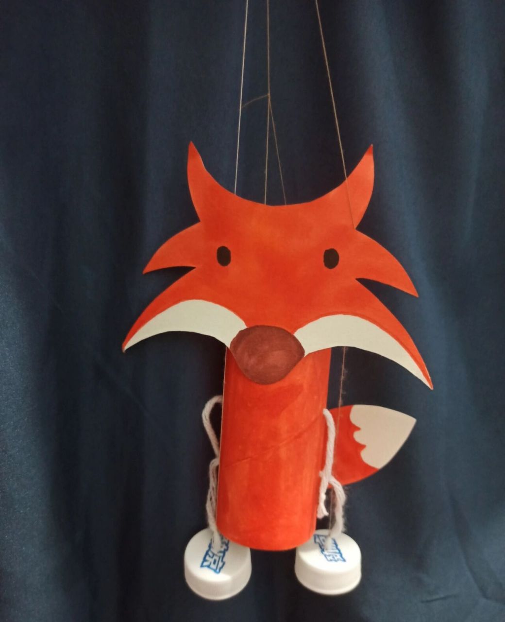 学前手工自制提线木偶小剧场 上个学期一个宿舍花了几个晚上做出来的