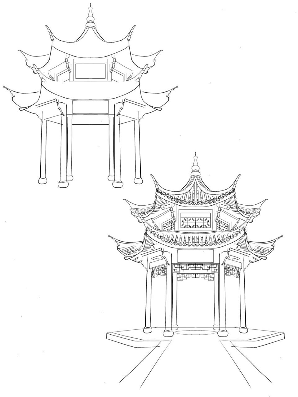 原谅我更新晚了,因为这几天在学习半厚涂风格的古风插画,在慢慢学习