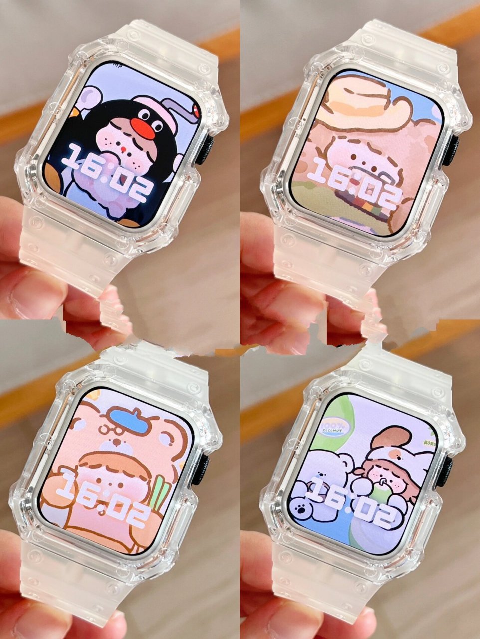 iwatch超可爱表盘壁纸分享 表盘设置方法: 1保存图片后,在手表应用