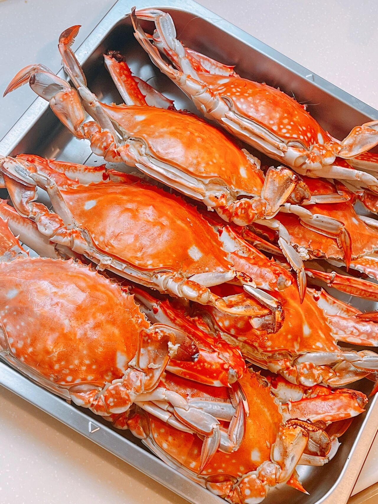 干烤舟山大白蟹做法最鲜嫩 1.