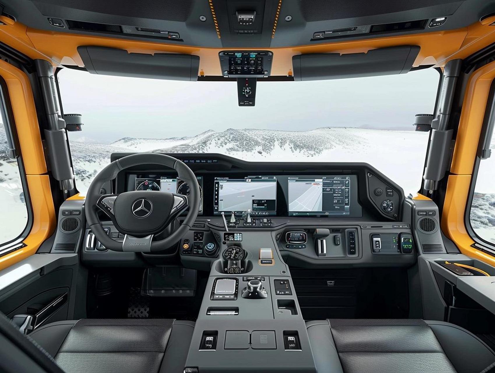 最新奔驰阿洛斯重卡房车概念版.