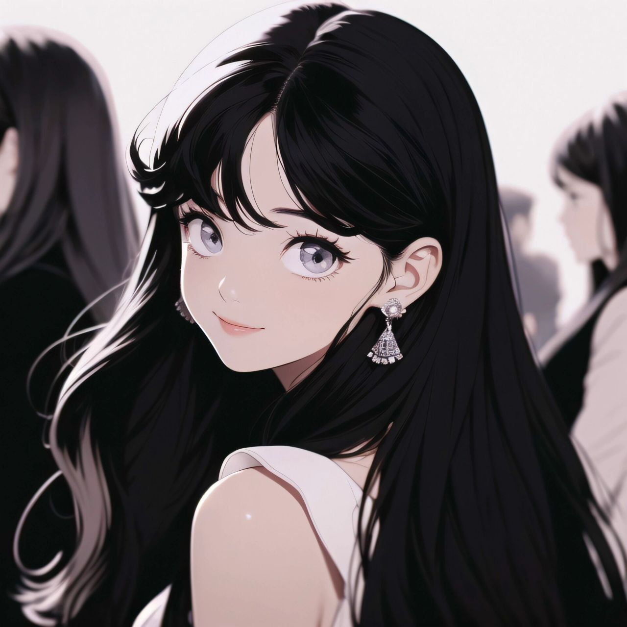 旧漫头像|甜美小姐姐回眸一笑95